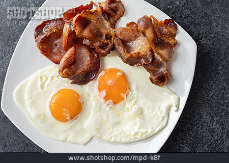 
                Spiegelei, Bacon, Englisches Frühstück                   