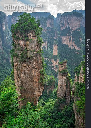 
                Felsen, China, Zhangjiajie National Forest Park                   