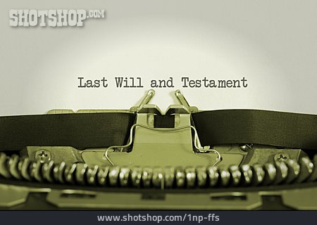 
                Last Will And Testament                   