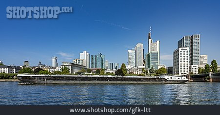 
                Skyline, Schifffahrt, Frankfurt Am Main                   