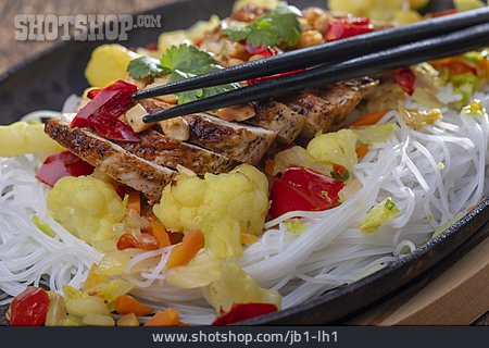 
                Asiatische Küche, Mahlzeit, Reisnudel                   