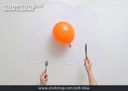 
                Essen, Luftballon, Spiegelei                   