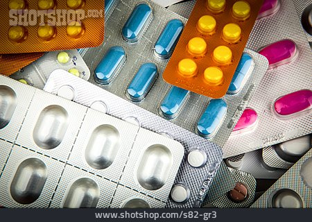 
                Tabletten, Pharmazie, Blisterverpackung                   