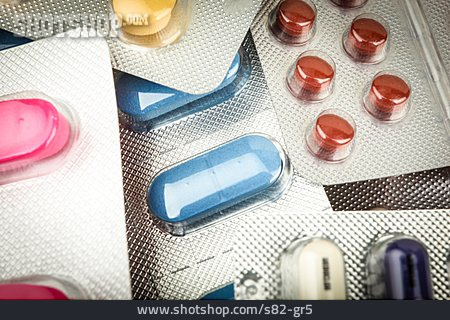 
                Medizin, Tabletten, Blisterverpackung                   