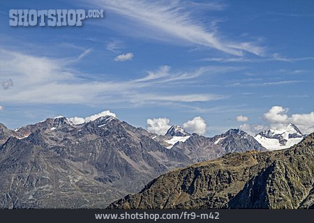 
                Gebirgslandschaft, ötztal, ötztaler Alpen                   