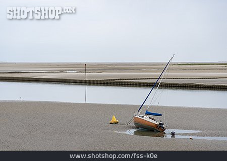 
                Strand, Segelboot                   