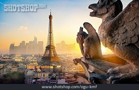
                Paris, Eiffelturm, Chimäre                   