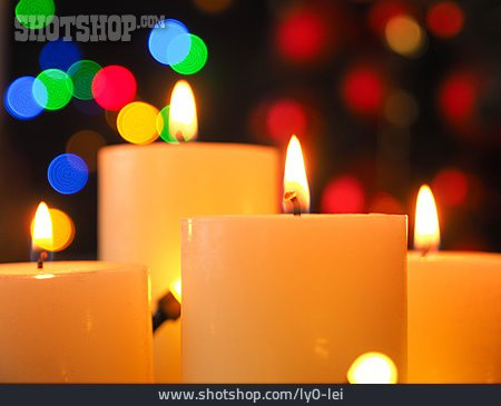 
                Kerze, Kerzenlicht, 4. Advent                   