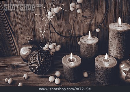 
                Candlelight, Christmas Decoration, Candles                   