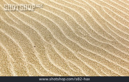 
                Sandstrand, Wellig, Sandrippel                   