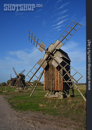 
                Windmühle, Bockwindmühle, Mühlen Von Lerkaka                   