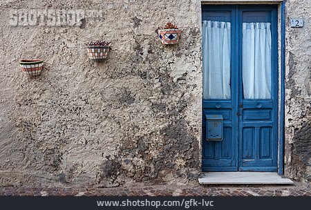 
                Sardinien, Eingangstür, Hauswand                   