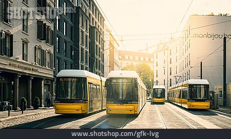 
                Haltestelle, Tram, Berlin-mitte                   