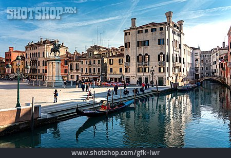 
                Kanal, Venedig, Lagunenstadt                   