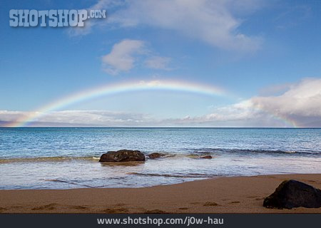 
                Strand, Regenbogen, Pazifikküste                   