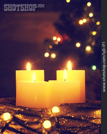 
                Weihnachtszeit, Kerzenschein, 4. Advent                   