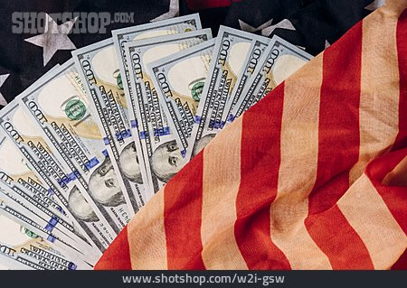 
                Dollar, Amerikanische Flagge                   