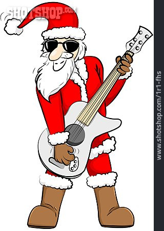 
                Gitarre, Rock ’n’ Roll, Santa Claus                   