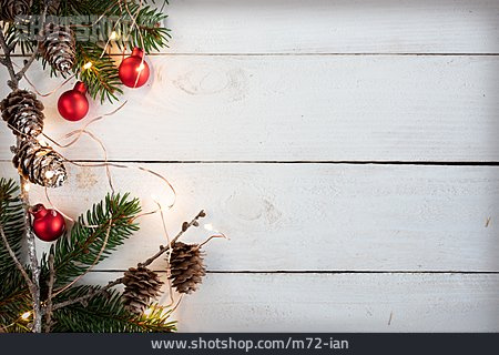 
                Lichterkette, Weihnachtsdekoration, Tannengrün                   