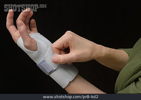 
                Handgelenk, Bandage, Handschiene                   