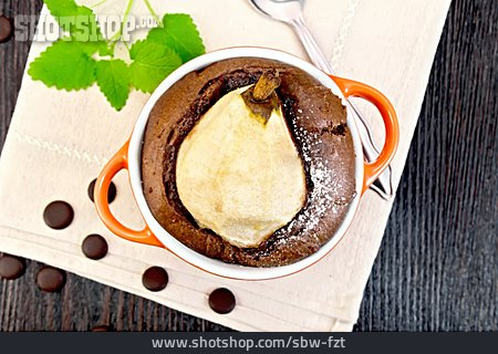 
                Dessert, Birnen-schokoladen-kuchen                   