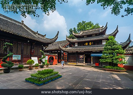 
                Buddhistisch, Chengdu, Wenshu-kloster                   