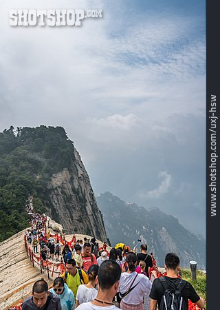 
                Tourismus, Heiliger Berg, Hua Shan                   
