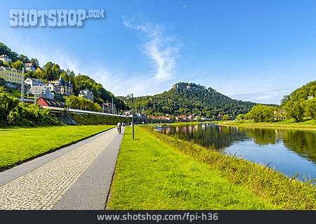 
                Radweg, Elbtal, Sächsische Schweiz                   