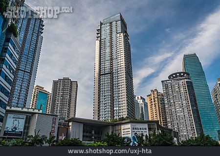 
                Geschäftsviertel, Chongqing, Jiefangbei Cbd                   