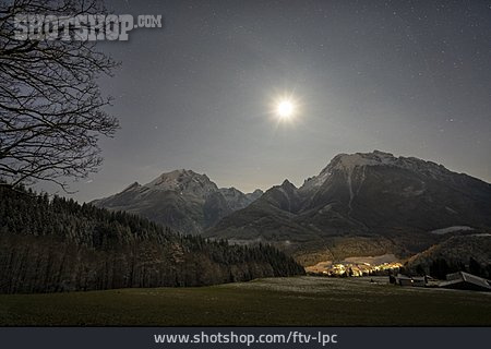 
                Sternenhimmel, Berchtesgadener Alpen                   