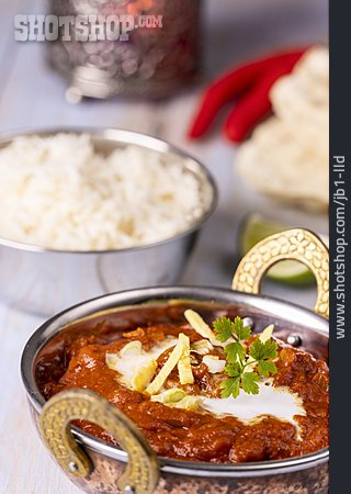 
                Curry, Hühnchencurry, Chicken Tikka Masala                   