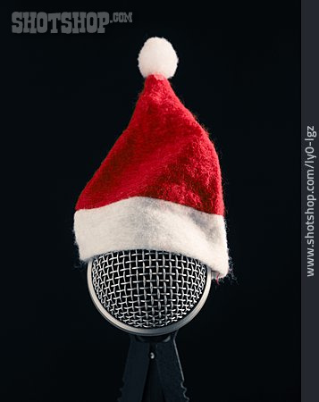 
                Weihnachtsmütze, Mikrofon                   