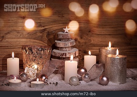 
                Kerzenlicht, Weihnachtsdekoration                   