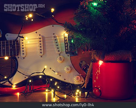 
                Weihnachten, Weihnachtsgeschenk, E-gitarre                   