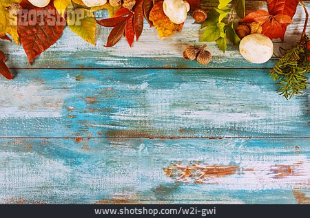 
                Holz, Herbstlaub, Herbstblätter                   
