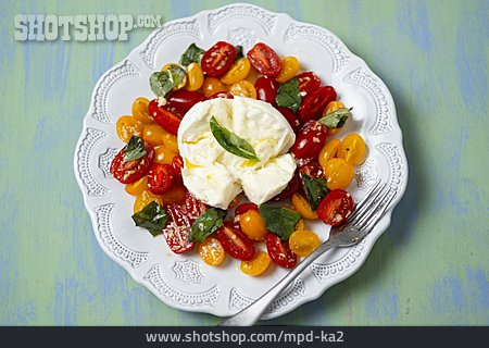 
                Salat, Vegetarisch, Italienische Küche, Caprese                   