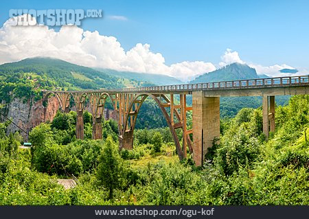 
                Brücke, Montenegro, Durdevica-tara-brücke                   