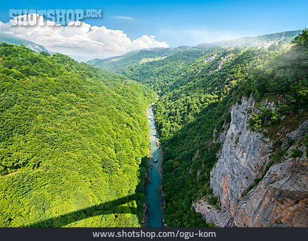 
                Schlucht, Nationalpark, Montenegro, Durmitor, Crna Gora                   