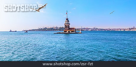 
                Leuchtturm, Türkei, Istanbul, Kiz Kulesi                   