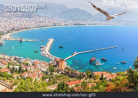 
                Hafen, Türkei, Alanya, Antalya                   