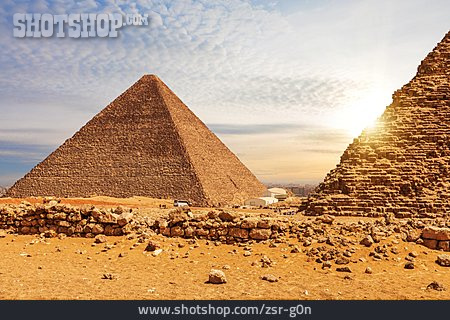 
                ägypten, Pyramide, Gizeh, Cheops-pyramide                   