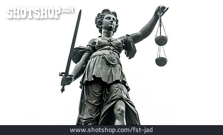
                Gerechtigkeit, Justitia, Brunnenfigur                   