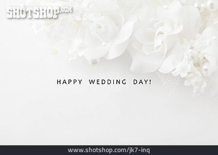 
                Hochzeitskarte, Happy Wedding Day                   
