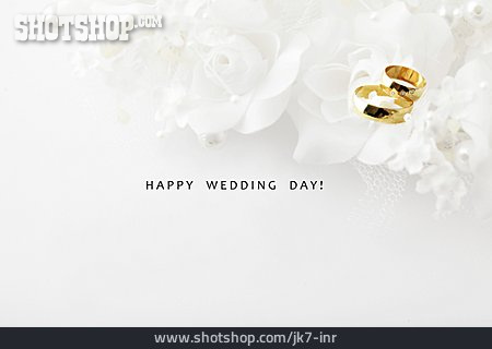 
                Hochzeitskarte, Happy Wedding Day                   