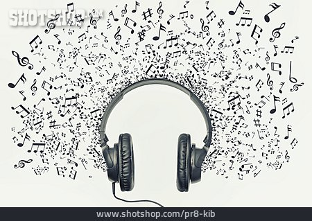 
                Musik, Kopfhörer, Note                   