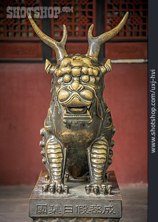 
                Wächter, Chengdu, Wenshu-kloster                   