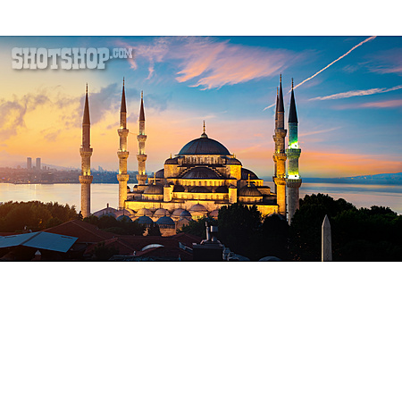 
                Sultan-ahmed-moschee, Istanbul, Blaue Moschee                   