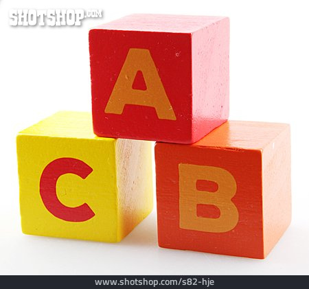 
                Abc, Buchstabenwürfel                   