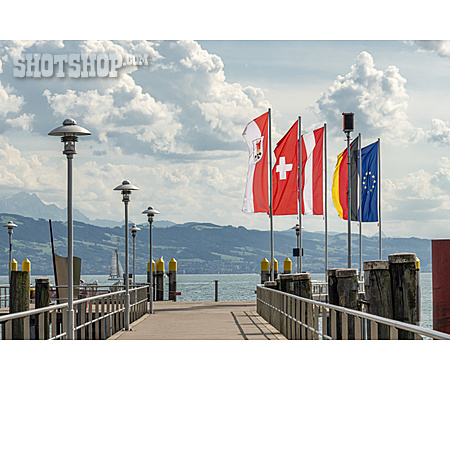 
                Flag, Bodensee, Jetty                   