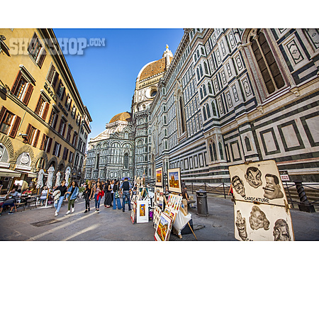 
                Tourismus, Innenstadt, Florenz                   